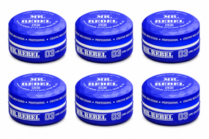 MR REBEL 03 HAIR STYLING WAX BLUE 6 STUKS